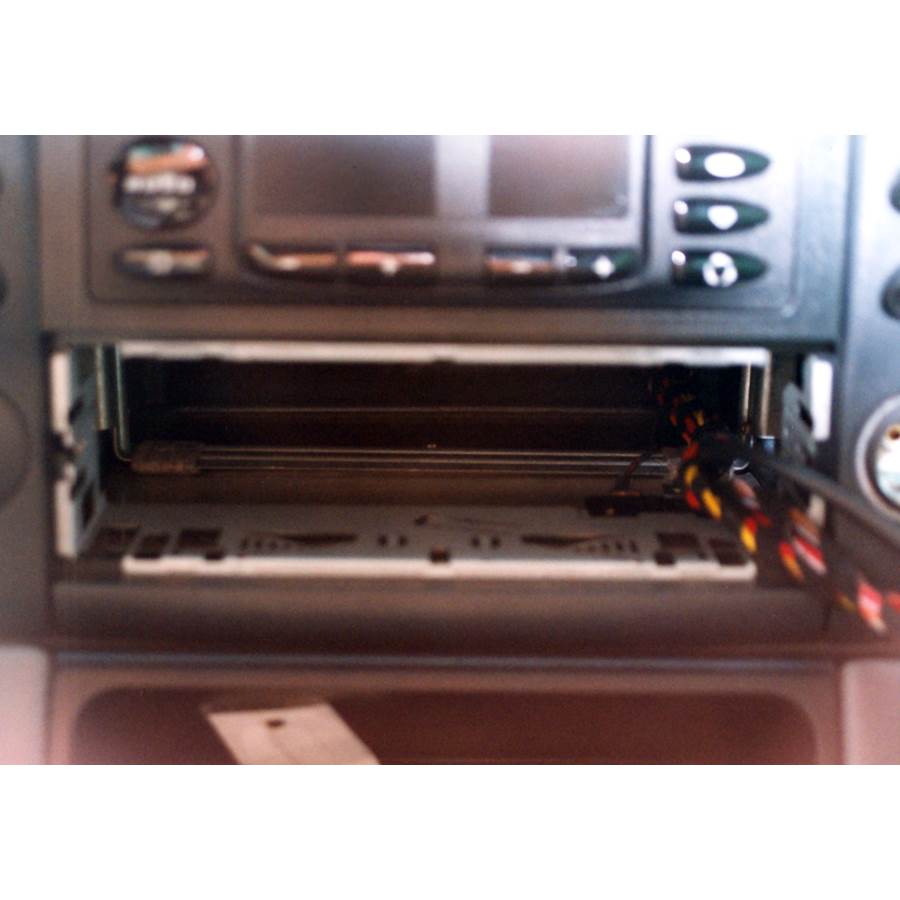 2000 Porsche Boxster Factory radio removed