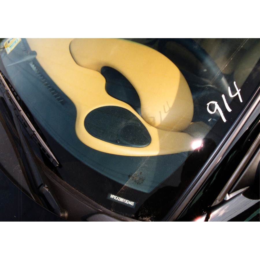 2000 Porsche Boxster Dash speaker location