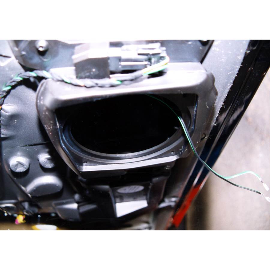 2001 Porsche Boxster Front speaker removed
