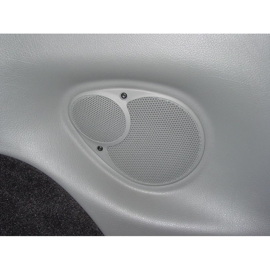2001 Porsche 911 Carrera Rear side panel speaker location