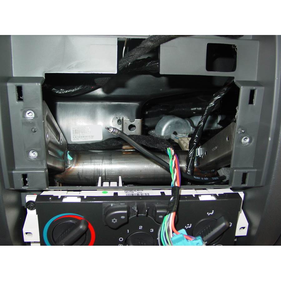 2008 Isuzu i370 Factory radio removed