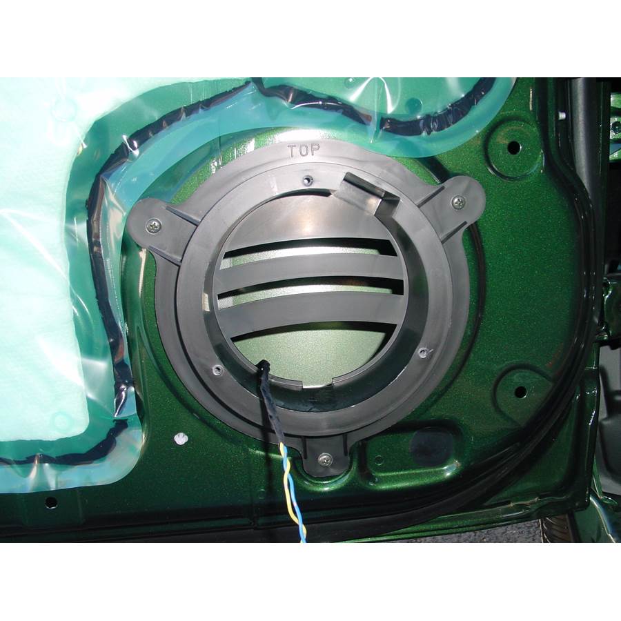 2003 Isuzu Axiom Front door woofer removed