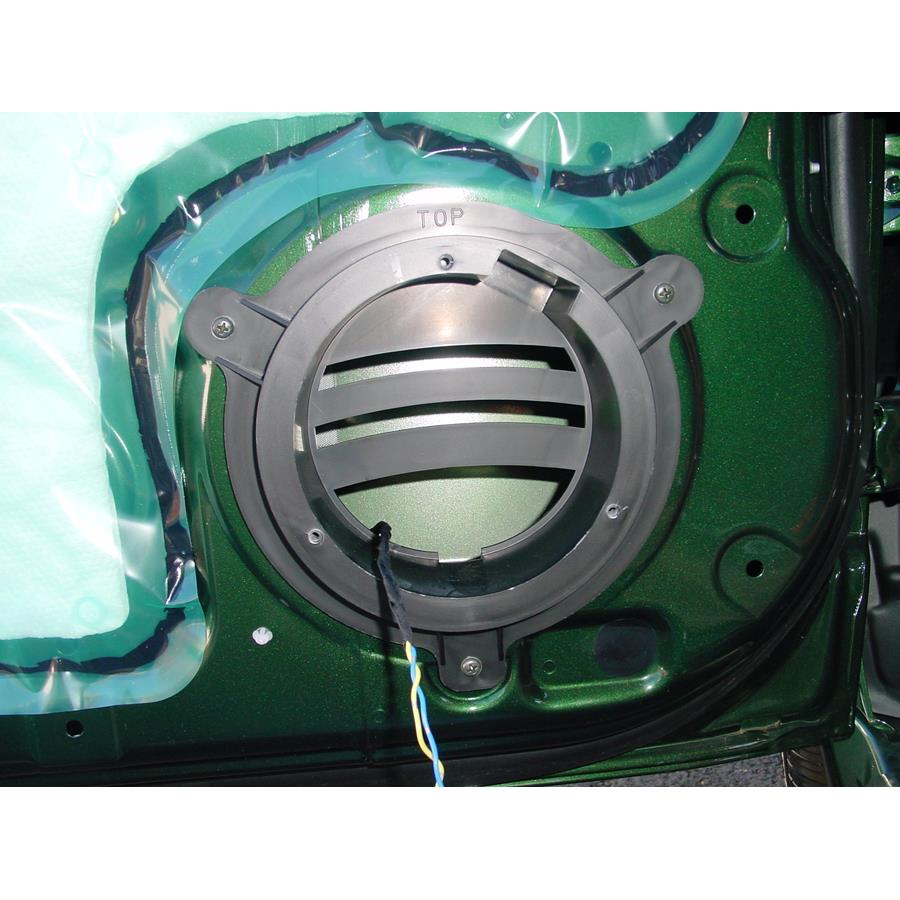 2004 Isuzu Axiom Front door woofer removed