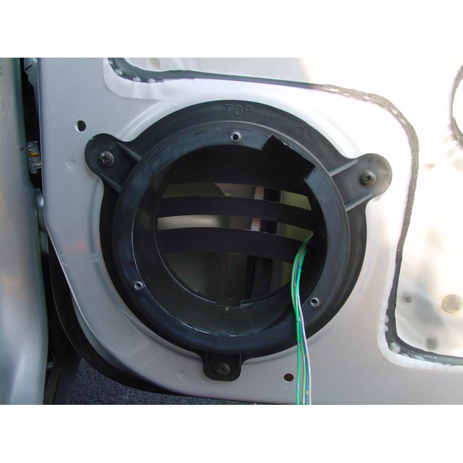 1999 Isuzu VehiCROSS Front door woofer removed