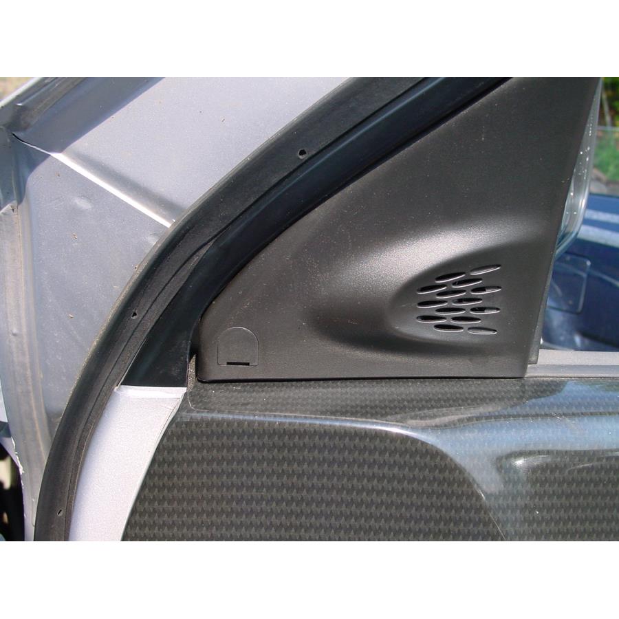 2001 Isuzu VehiCROSS Front door tweeter location