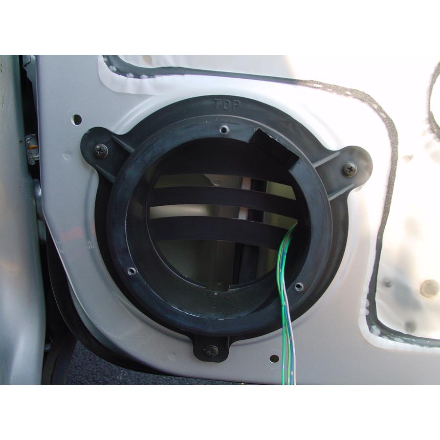 2001 Isuzu VehiCROSS Front door woofer removed