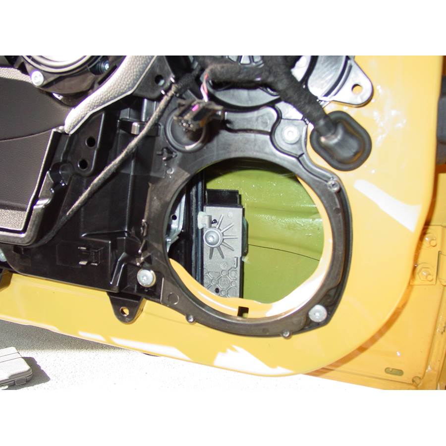 2012 MINI Clubman Front door woofer removed