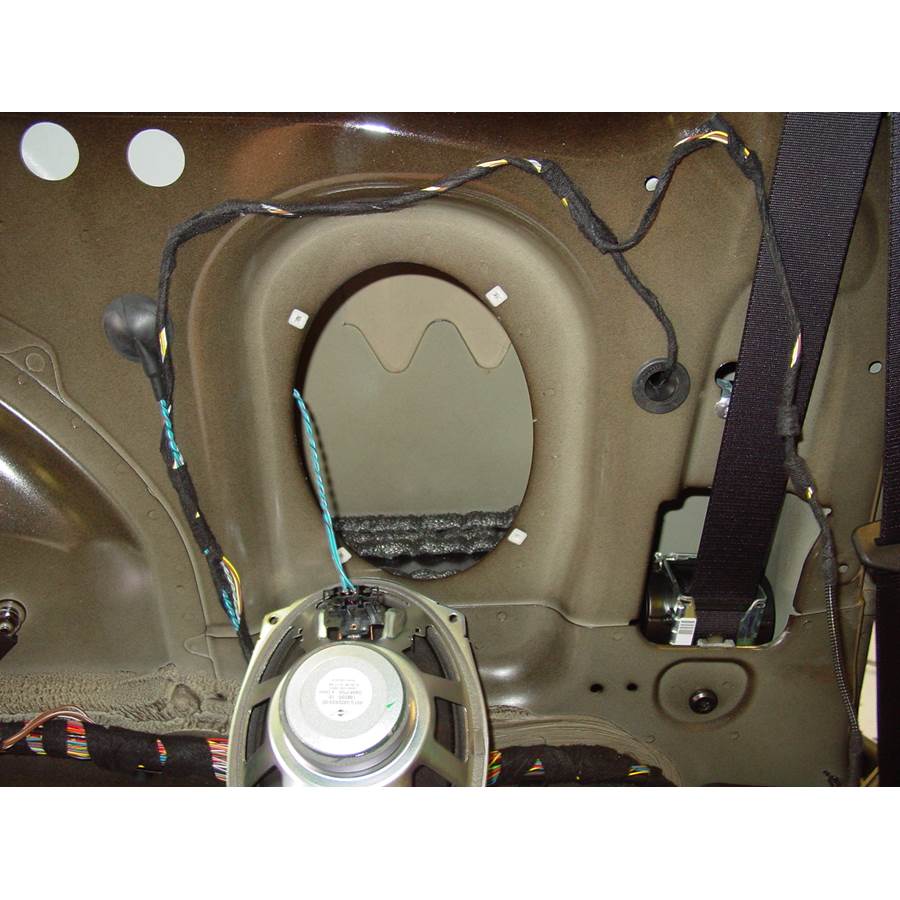 2008 MINI Clubman Rear side panel speaker removed