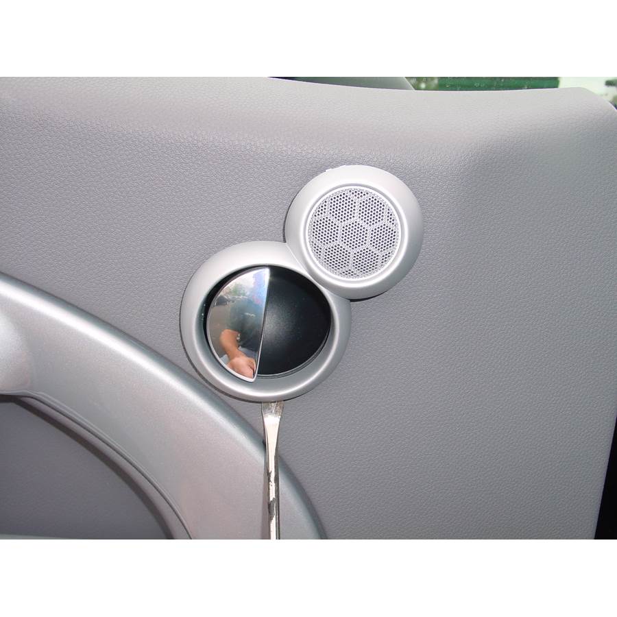 2003 MINI Cooper Front door tweeter location