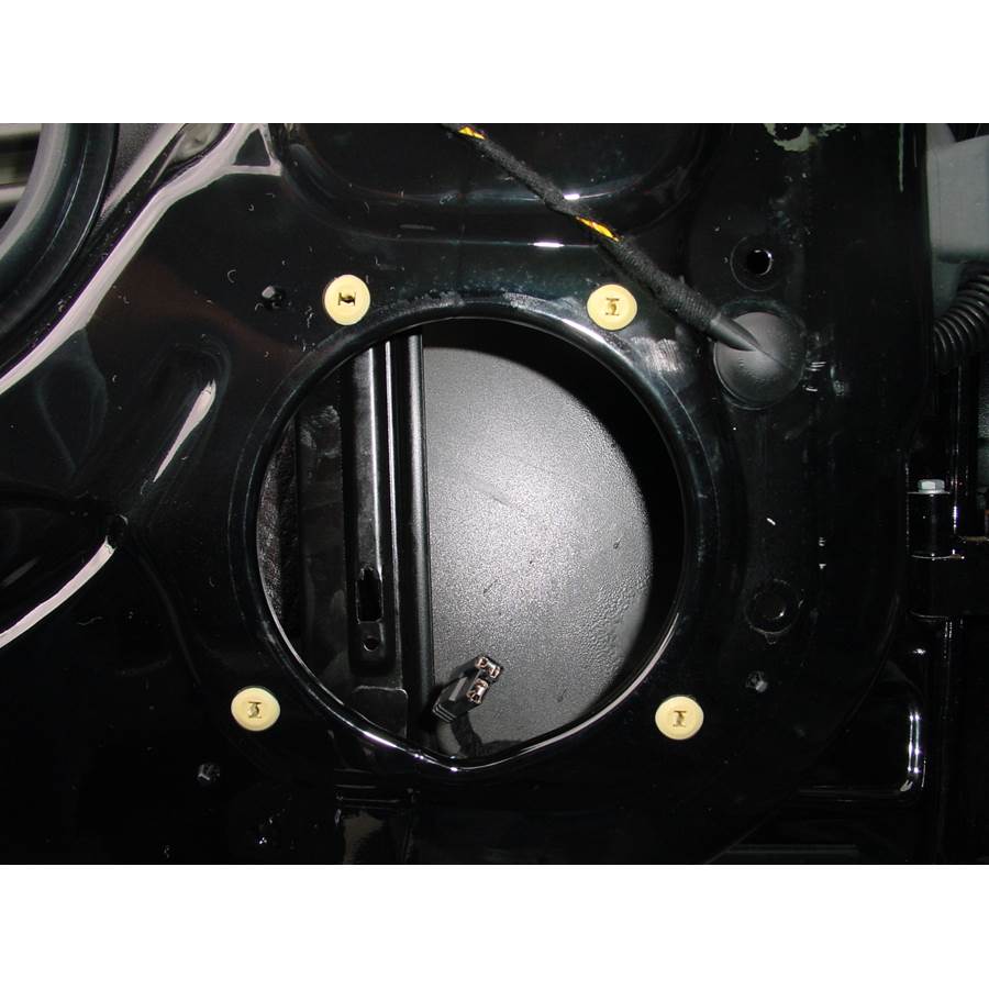 2005 MINI Cooper Front door woofer removed