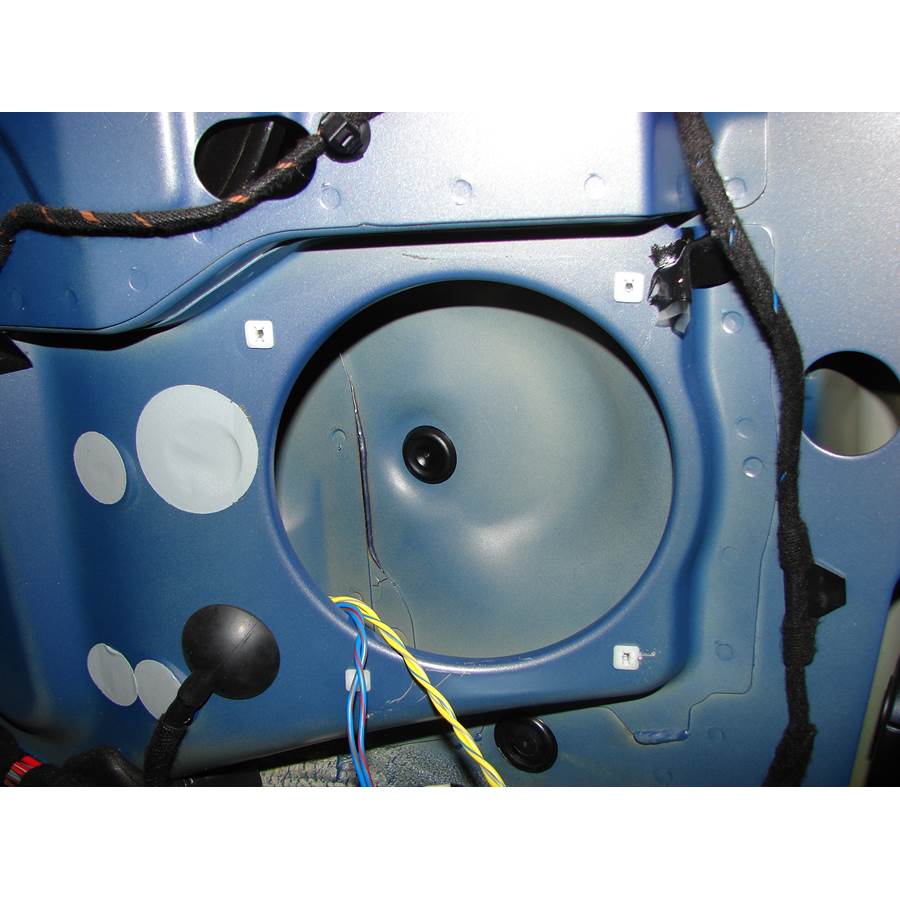 2005 MINI Cooper Rear side panel speaker removed