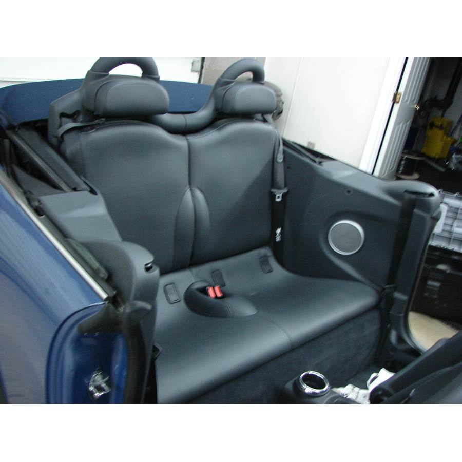 2008 MINI Cooper Rear side panel speaker location
