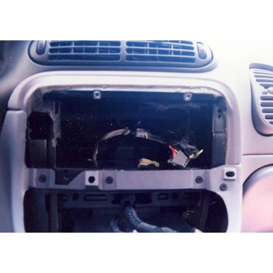 1998 Plymouth Voyager Factory radio removed