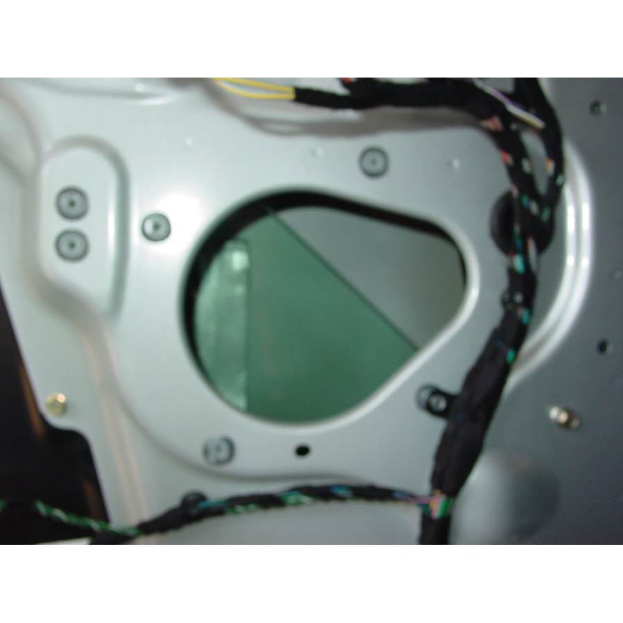 2008 Land Rover LR3 Front door woofer removed