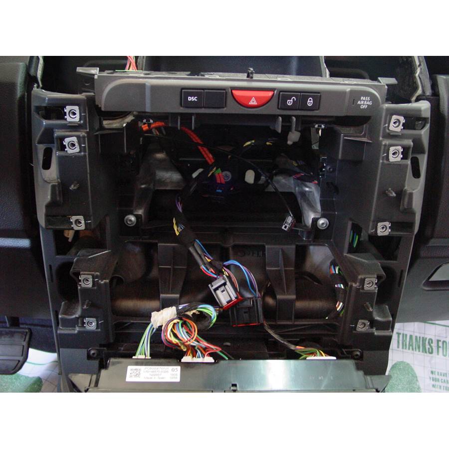 2005 Land Rover LR3 Factory radio removed