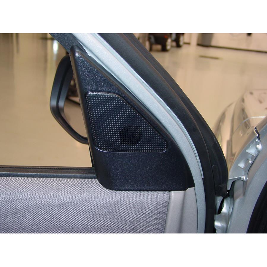 2003 Land Rover Freelander Front door tweeter location
