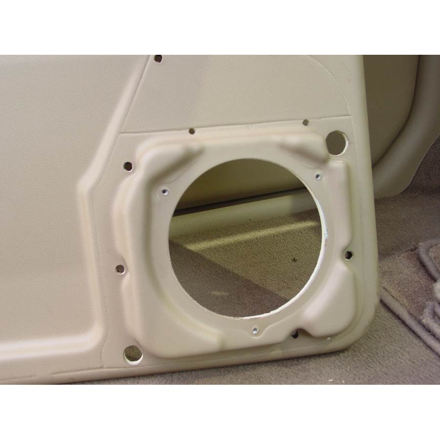 2002 Land Rover Discovery Front door woofer removed