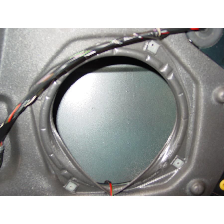 2002 Land Rover Range Rover Rear door speaker removed