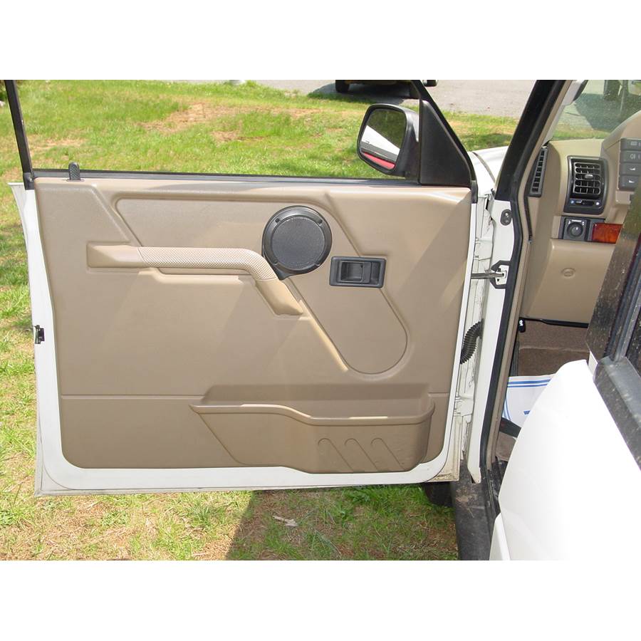 1995 Land Rover Discovery Front door speaker location