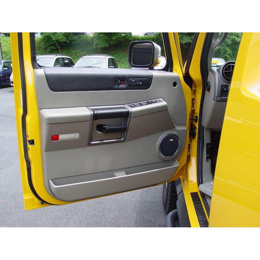 2008 Hummer H2 Front door speaker location