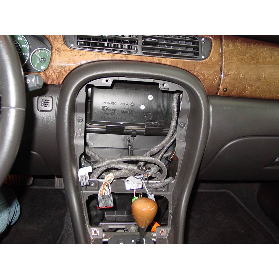 2007 Jaguar X-Type Factory radio removed