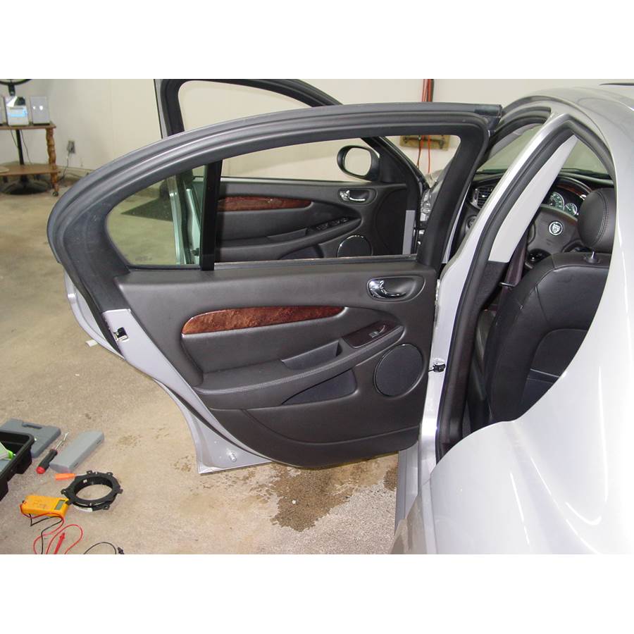 2008 Jaguar X-Type Rear door speaker location