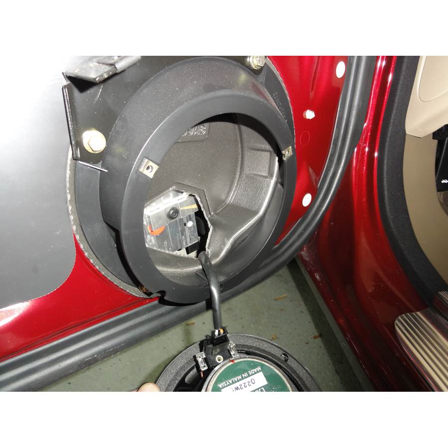 2001 Jaguar XK8 Front door woofer removed