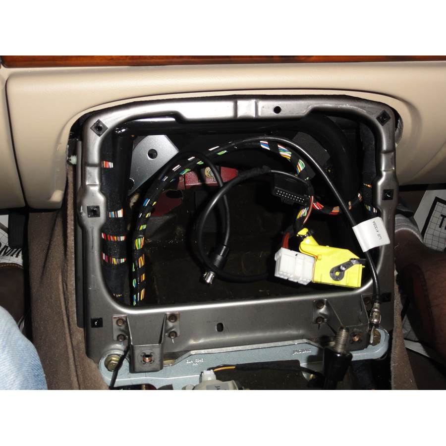 1998 Jaguar XK8 Factory radio removed