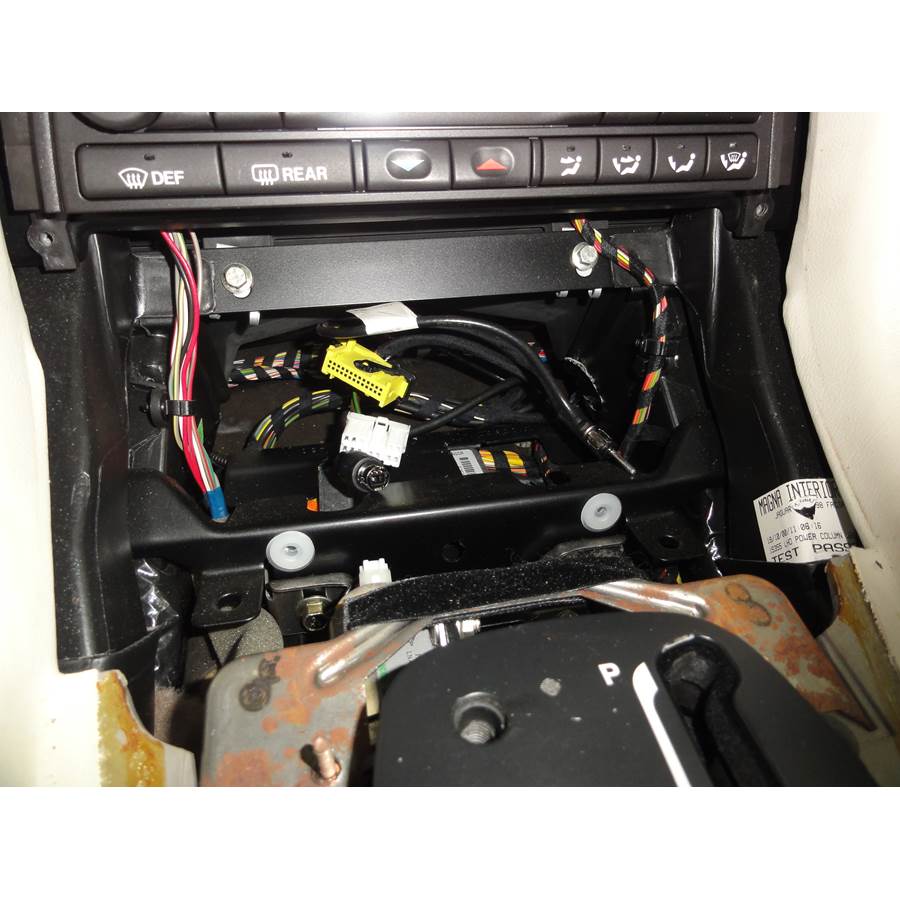 1999 Jaguar Van Den Plas Factory radio removed