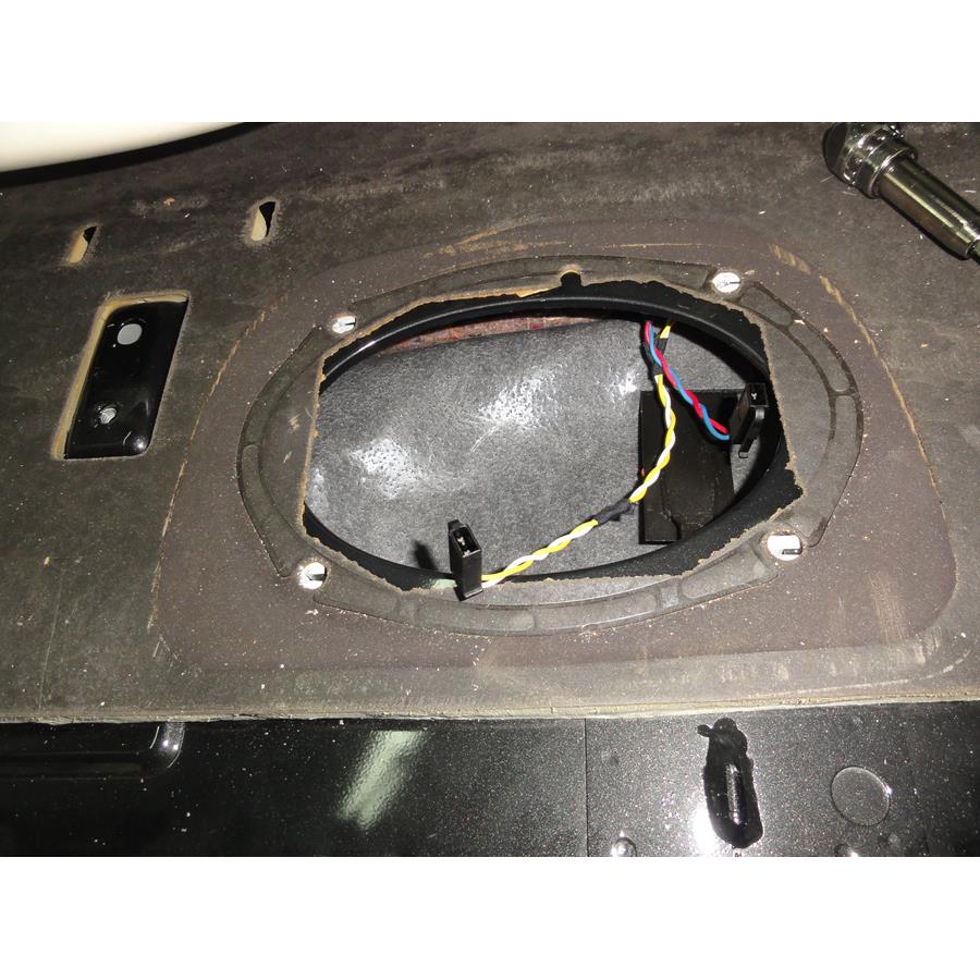 2003 Jaguar Van Den Plas Rear deck speaker removed