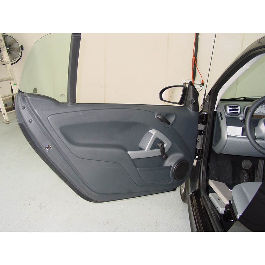 2012 Smart fortwo Front door speaker location