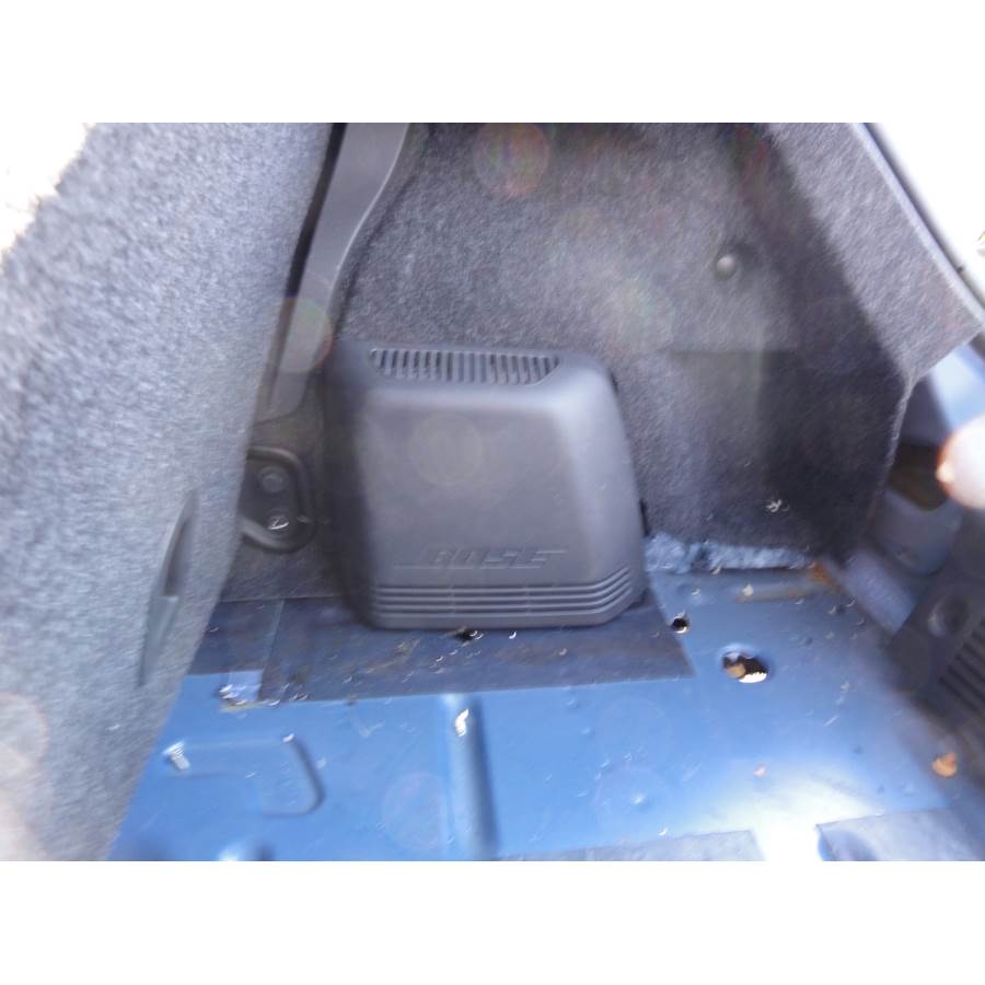 2012 Fiat 500 Factory amplifier location