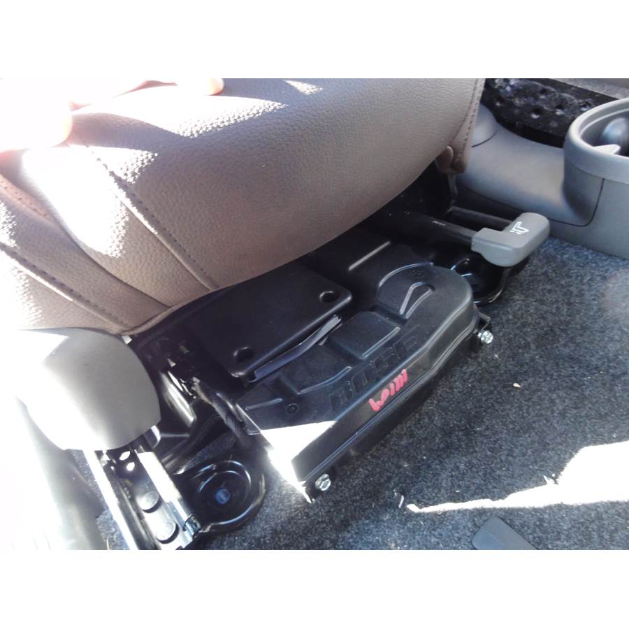 2012 Fiat 500 Under front seat speaker location