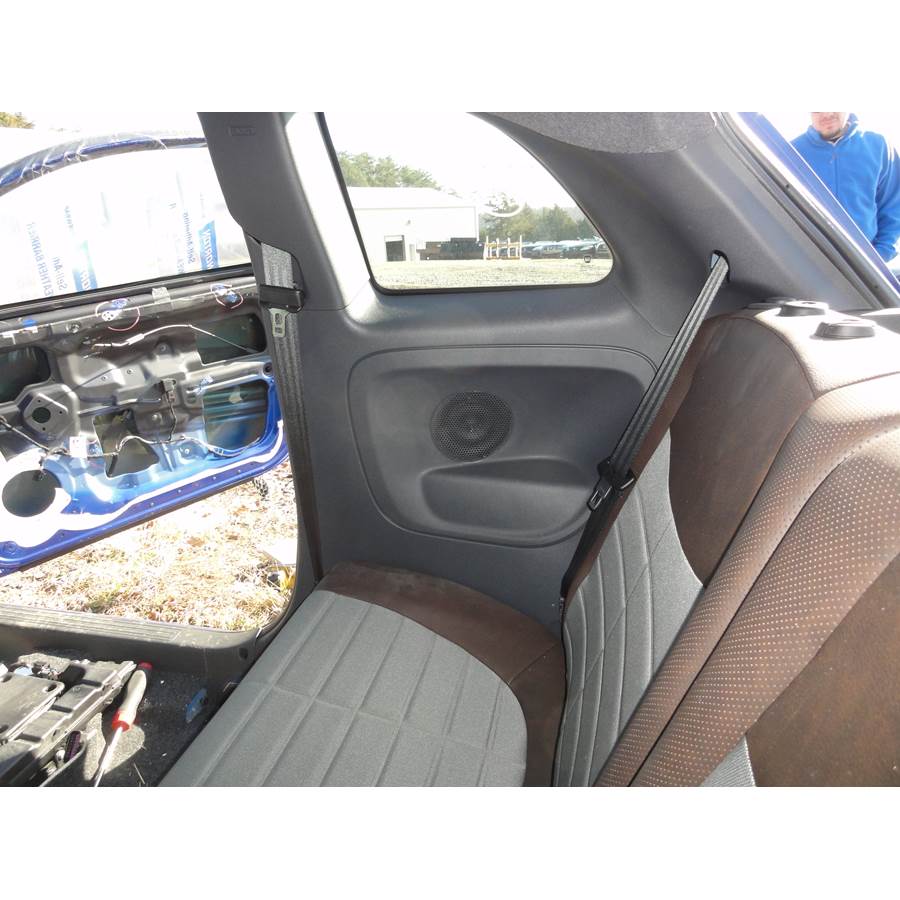 2012 Fiat 500 Rear side panel speaker location