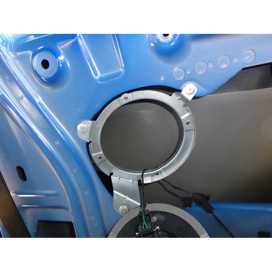 2012 Fiat 500 Rear side panel speaker removed