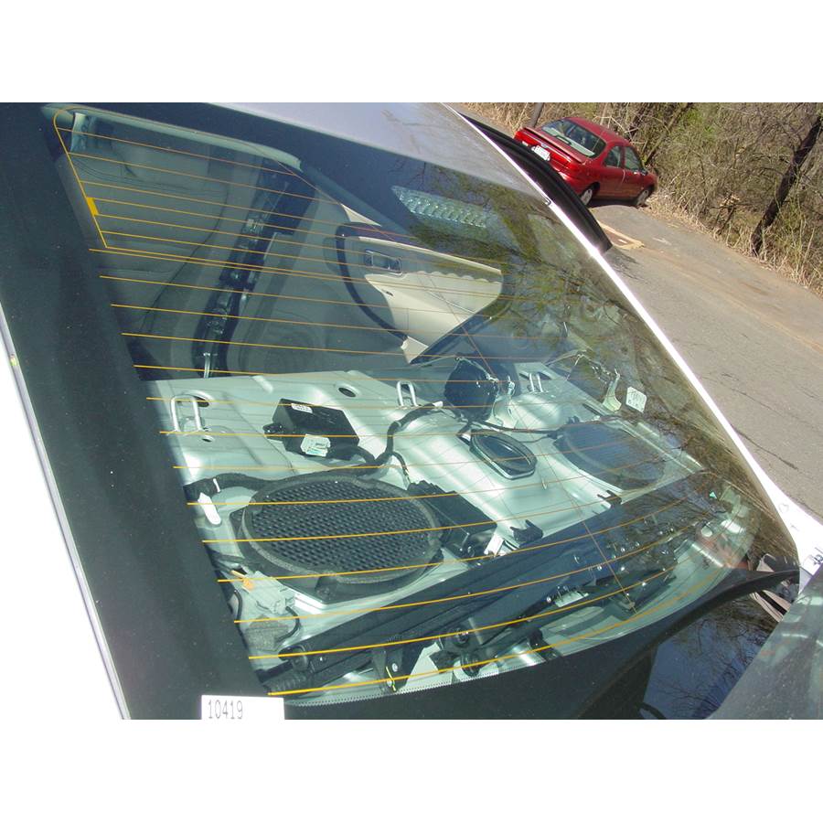 2014 Ford Taurus Rear deck speaker location