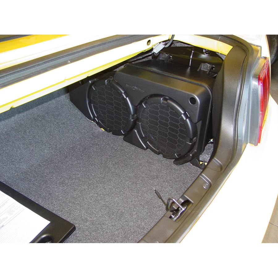 2009 Ford Mustang Trunk speaker location