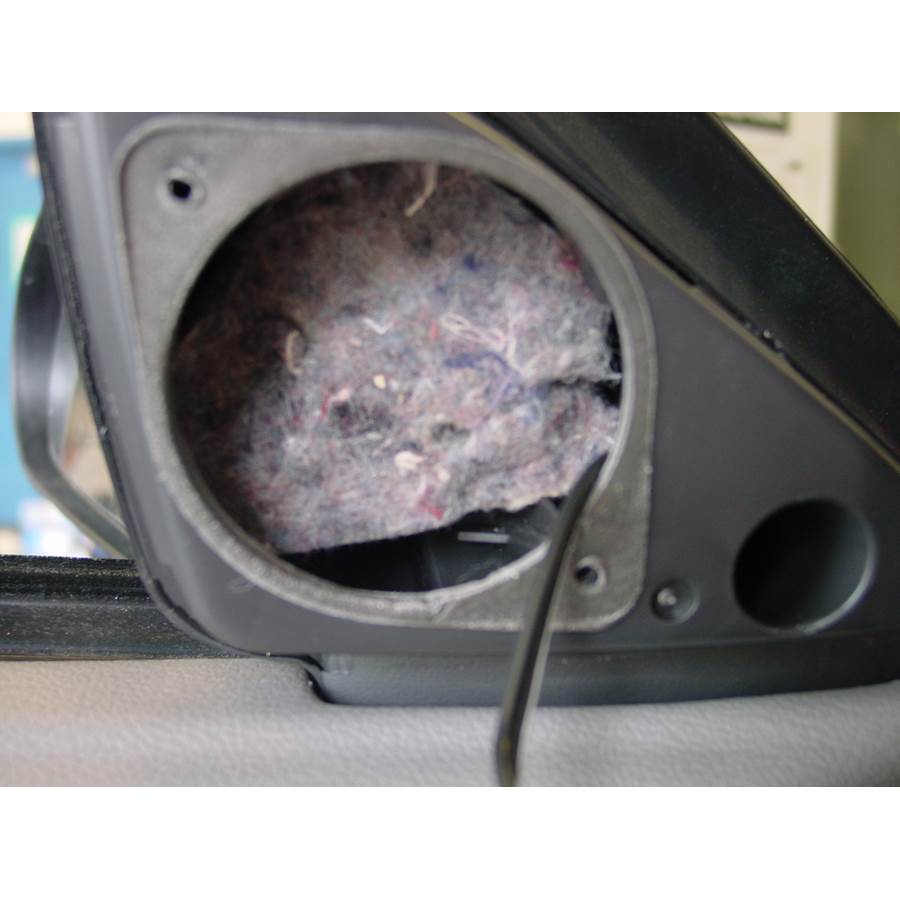 2001 Ford Mustang Front door tweeter removed