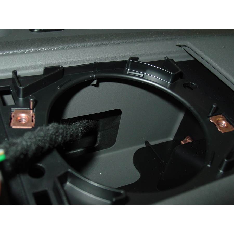 2012 Ford Fusion Center dash speaker removed