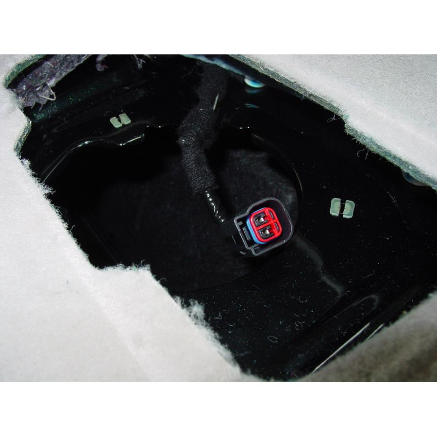 2012 Ford Fusion Rear deck center speaker removed