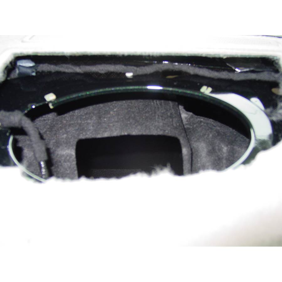 2011 Ford Fusion Rear deck speaker removed