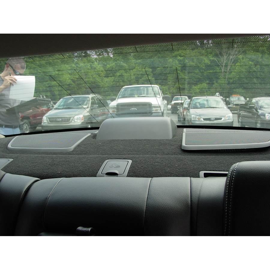 2008 Ford Fusion Rear deck speaker location