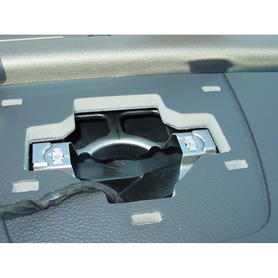 2010 Ford Flex Center dash speaker removed