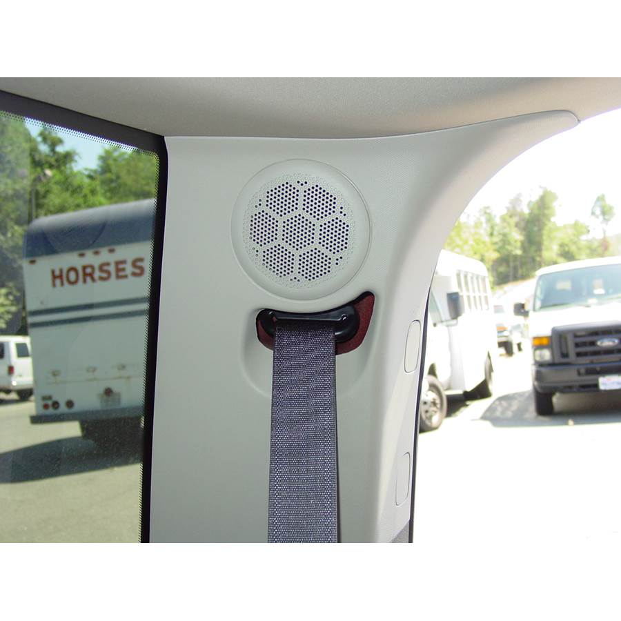 2010 Ford Flex Rear pillar speaker location