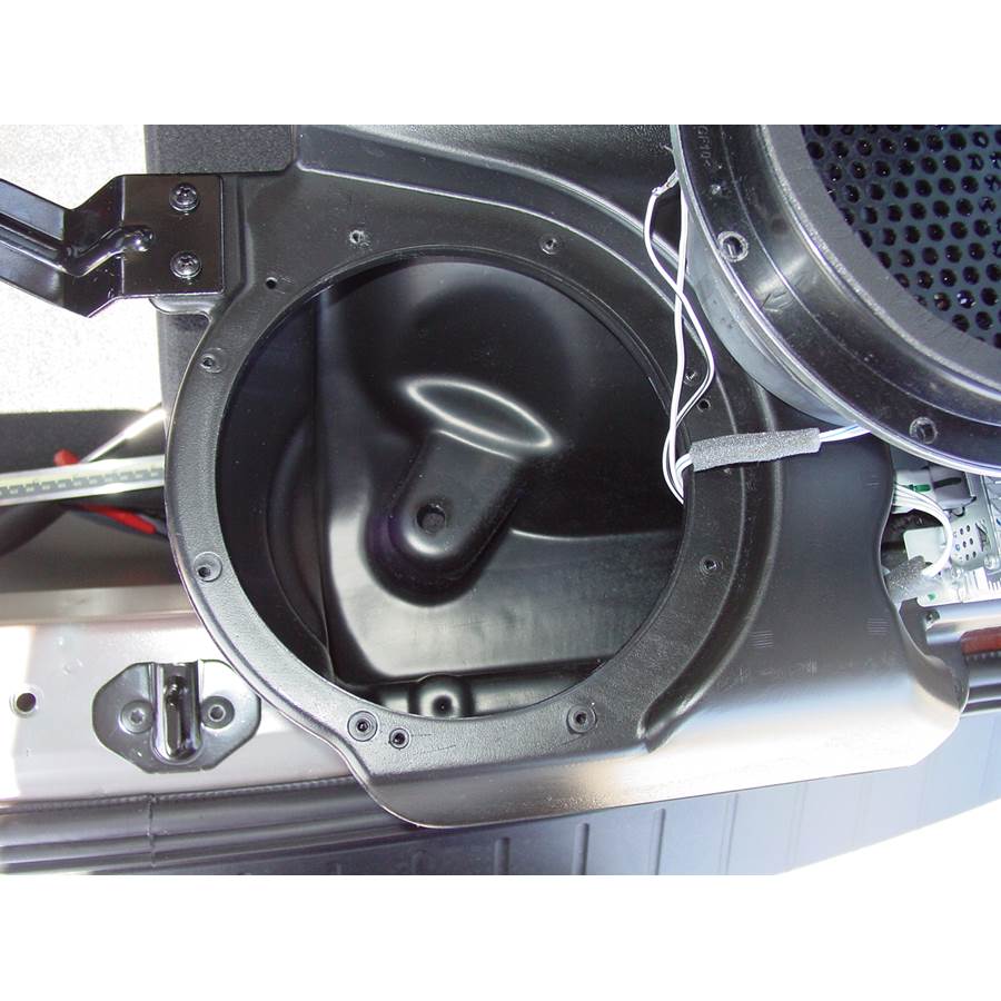 2009 Ford Flex Far-rear side speaker removed