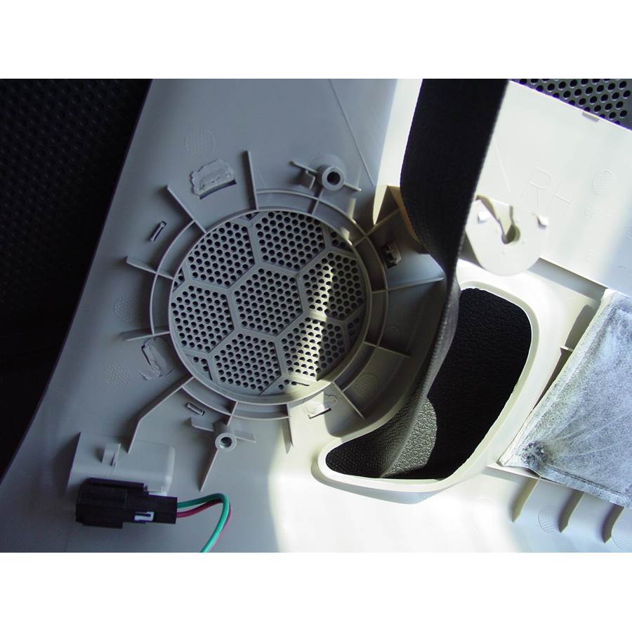 2010 Ford Flex Rear pillar speaker removed