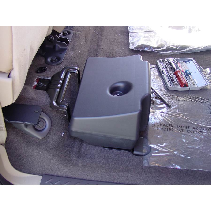 2009 Ford F-150 FX4 Rear cab speaker location