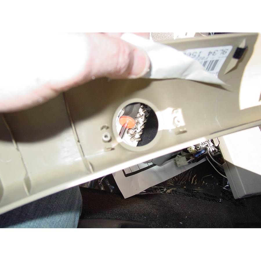 2009 Ford F-150 Lariat Front pillar speaker removed