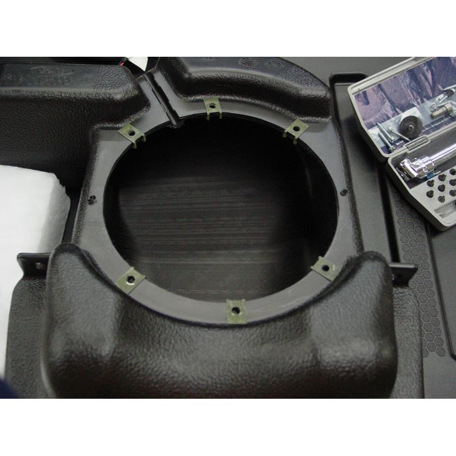 2004 Ford Explorer Sport Trac Far-rear side speaker removed