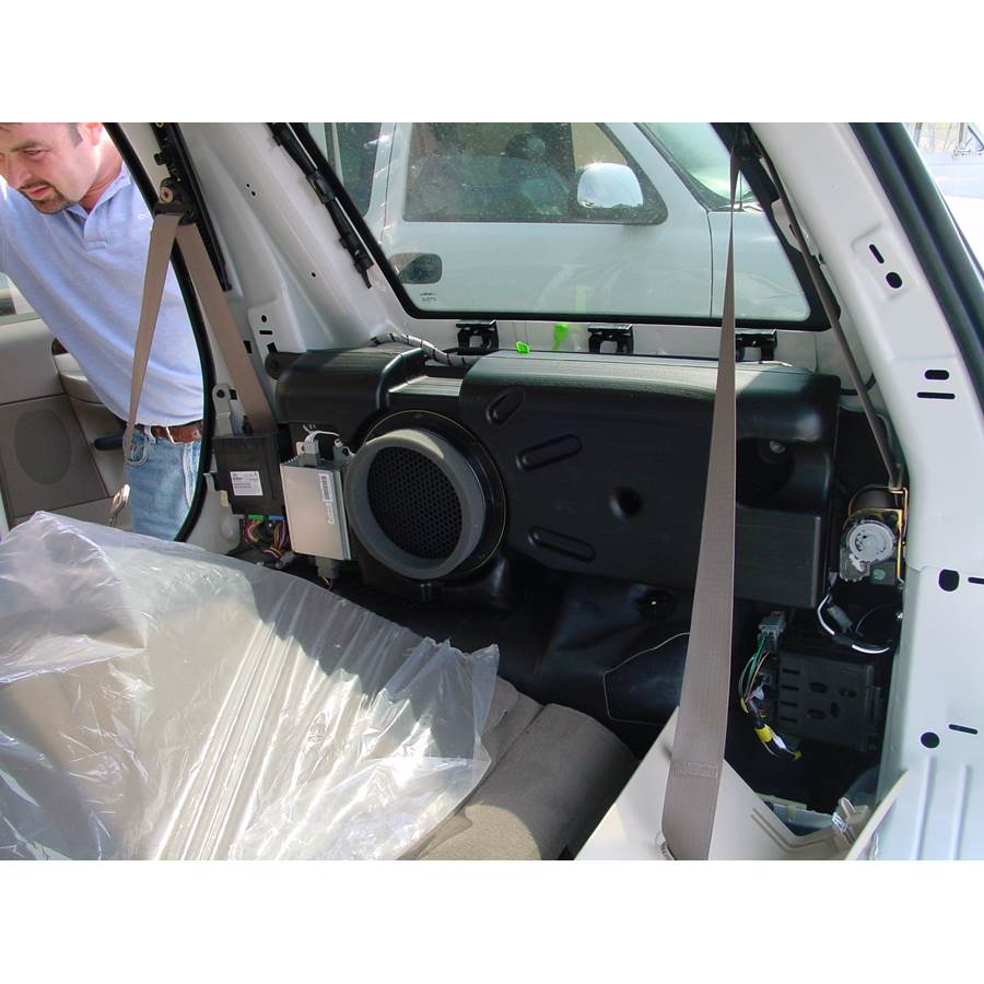 2002 Ford Explorer Far-rear side speaker location